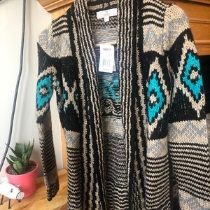 Pink republic long cardigan sweater Xs